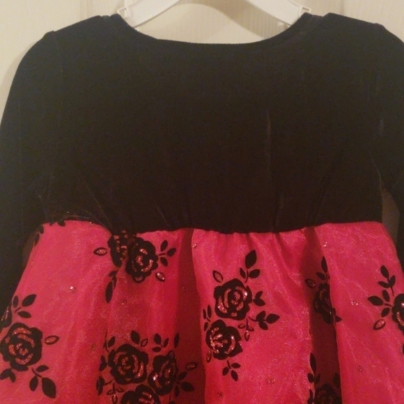 Bluberi Boulevard Red Black Holiday Dress NWT - Picture 9 of 11